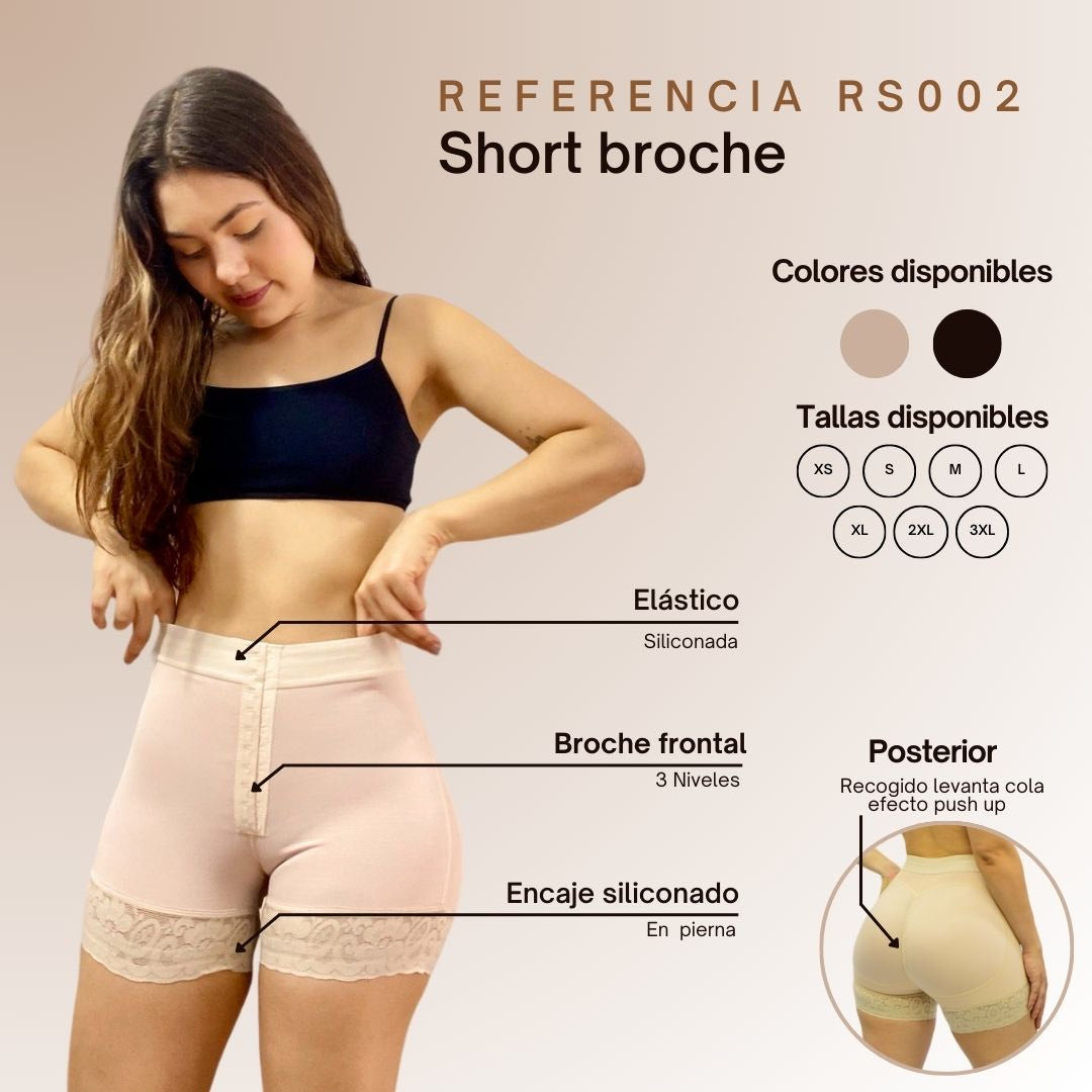 Short de Broche para ropa.